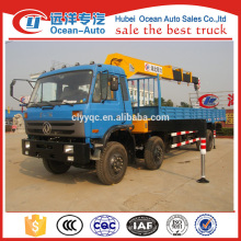 6X2 Dongfeng 10 tonnes camion grue occasion à vendre chez Chengli Ocean Company